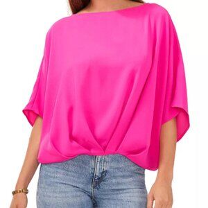 Vince Camuto Hot Pink Boat Neck Size M - NEW!